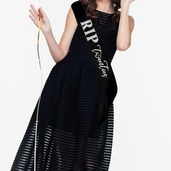 RIP Twenties Sash – Sliver Foil Black Sash – RIP to My 20s Birthday Sash for …