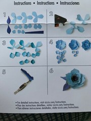 Flower Cardstock paper decorations DIY die cuts