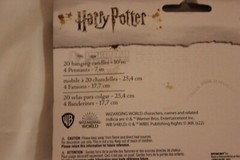 Amscan Harry Potter Hanging Decorations Floating Candles Paper NIP