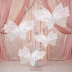 4 Pcs Large White Butterfly Decorations Mariposas Grandes Para Decoracion Big Bu