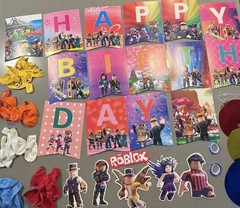 roblox birthday party decorations