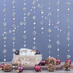 4 Pcs Snowflake Decorations Winter Wonderland Decorations Laser Laser-4pcs-13ft