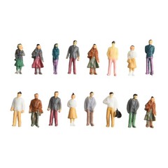 Innovative Scene Matching with 100PCS Small Person Figurines Available