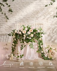 Ling’S Moment Lings Moment 9Ft Spring Flower Garland For –