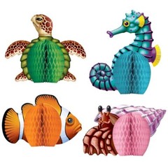 Beistle Sea Creatures Mini Centerpieces
