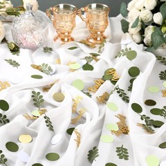400 Pcs Baby Shower Confetti Decorations Table Confetti Dots Gender Reveal We…