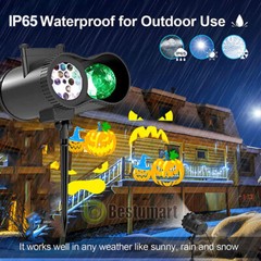 Christmas Light LED Snowflake Holiday Projector Laser Lamp Xmas Party Decoration