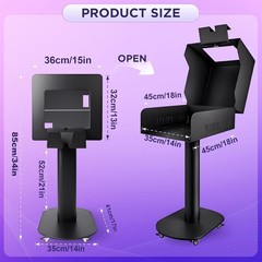Photo Booth Machine for iPad &Photo Booth Printer Stand for Wedding Party Event