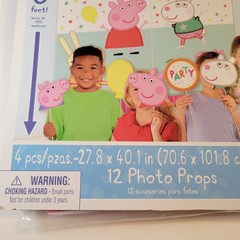 Peppa Pig Party Decor Kit Scene Setters Banner Swirl Hanging Props 31pc Bundle