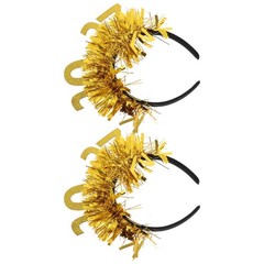 2pcs 2027 New Year Headbands – Number Headband with Tassel – Happy New