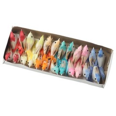 Simulation Feather Bird Home Garden Decor Ornament Artificial Birds Set