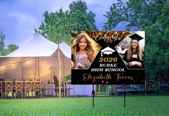 Personalized Class of 2025 Graduation Yard Sign, Graduation Outdoor Yard Sign