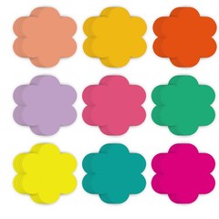 Summer Flower Paper Cutouts School Classroom Bulletin Board Decor 90 PCS