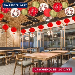 22Pack Hibach Party Decorations Chinese Japanese Paper Lanterns Cherry Blossom R