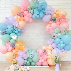 Rose Red Pink Champagne Balloon Arch Garland Kit, 146 Pcs Hot Pink Confetti Rose