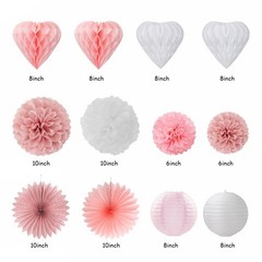 Blush-Light Pink Valentines-Day Galentines Party-Decorations – 22pcs Rose Gol…