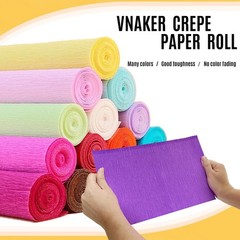 Yellow Crepe Paper Rolls 3 Rolls 9.8 Inch x 8.2 Ft Flower Making DIY Craft