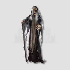 160cm Animated Wicked Witch Animatronic Prop W/ Lights And Sounds