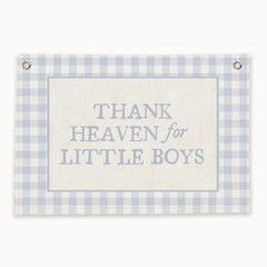 Boys Nursery Room Decor,Thank Heaven for Little Boys,Baby Shower Blue Boy Roo…