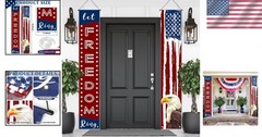 Vivid Independence Day Welcome Banner 70.8″L x 11.8″W – Durable Polyester Design
