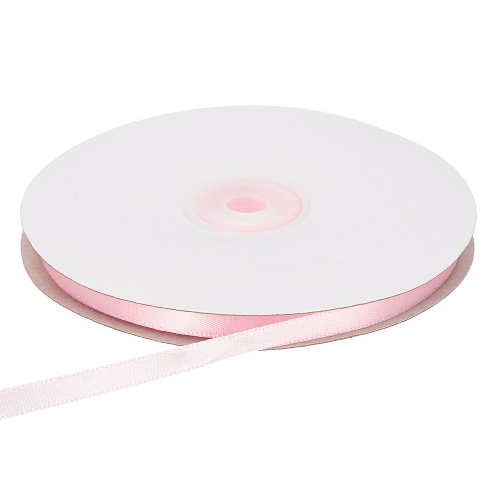 1/4 Inches x 50 Yards Satin Ribbon Roll Gift Wrapping Ribbon, Pink