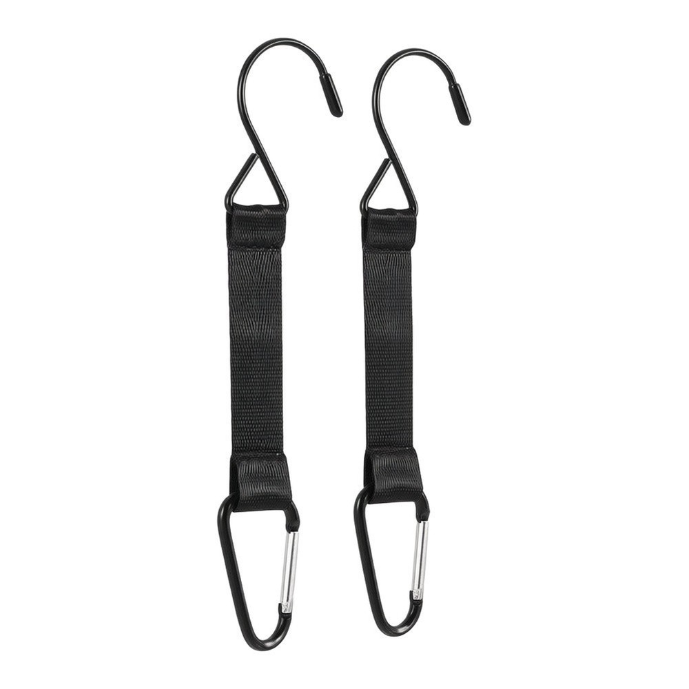Compact Fence Hooks 19.5cm Total Length 7.5cm Nylon Belt for Camping Hiking
