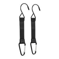 Compact Fence Hooks 19.5cm Total Length 7.5cm Nylon Belt for Camping Hiking