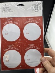 28 Sticker Valentines Space Themed ~ Great for Classroom Valentine Parties