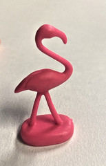 Flamingo Miniatures 80 Pieces, 8 Colors Per Bag. Party, Tropical, Flamingos