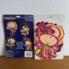 Lot Of 2 Bubblegum Kids DesignWare American Greeting VTG Party Decorations