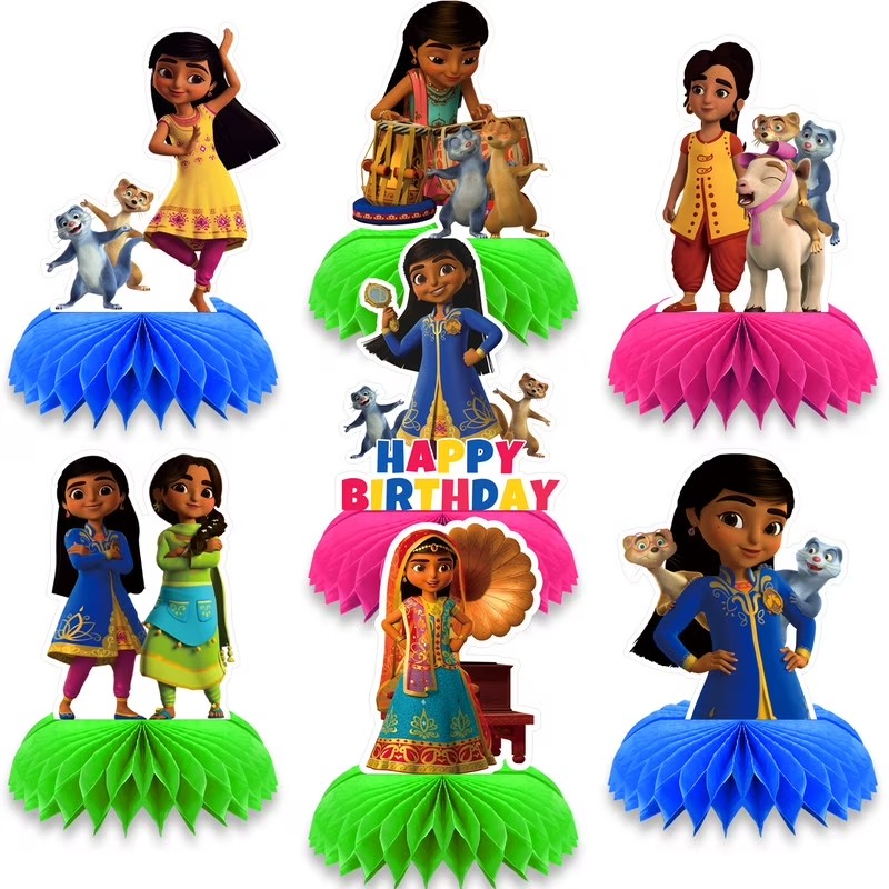 Mira Royal Detective Honeycomb Centerpieces 3D Table Decorations Party Supplies