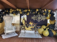 Theme Birthday Party Background Shiny8x6ft Happy Birthday Backdrop Lady Queen..