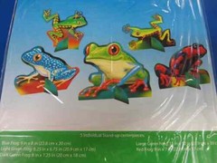 Fun Frogs Tropical Rainforest Animals Birthday Party Decoration Centerpiece