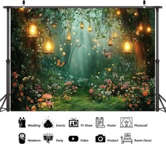 Fairy Tale Wonderland Backdrop 7x5ft – Perfect for Photoshoots and Decor