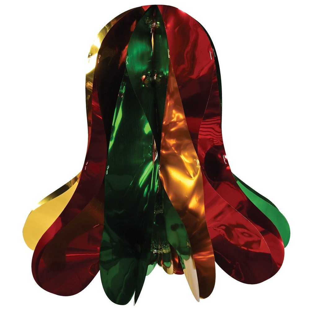Beistle Multi-Color Metallic Bell – Party Decoration for Christmas / Winter