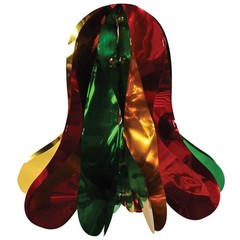 Beistle Multi-Color Metallic Bell – Party Decoration for Christmas / Winter