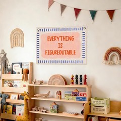 Everything is Figureoutable Positive Affirmations Wall Art Decor Wall Hanging…