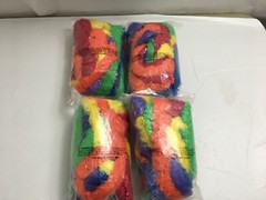 New 12 pack of multi colored hawaiian luau leis beach tropical party canivals
