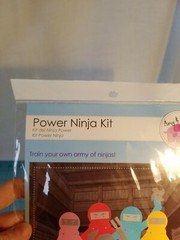 Ninja Party Decor Set: Power Ninja Kit & 80 Inch Black & White Banner, Brand New