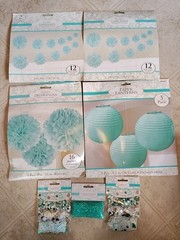 Engagement/Wedding Party Hanging Decorations Confetti Bundle