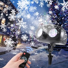Christmas Projector Lights Outdoor LED Snowflake Projector Lights 2025 Upgraded