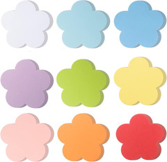 72 Pieces Large Flower Cutouts Paper Flowers 6 Inch Assorted Color Spring Flower
