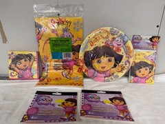 BRAND NEW Nickelodeon Dora The Explorer birthday Party Pack Set Lot #6