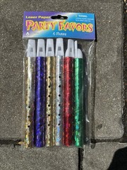Party Supply Bundle Lot: Glow Party Set/Krazy Straws/Pom Pom/Flutes/Fans/Popper