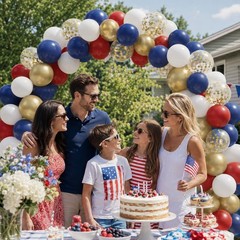 Red White Blue Balloon, 50PCS 12 Inches Navy Blue Dark Ruby Red Latex Balloon…