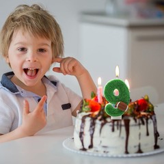 Birthday Number 16 Candles,16th Green Football 16,