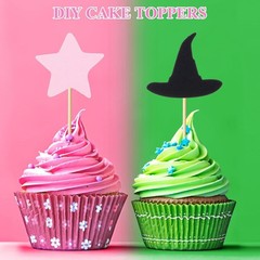 200 Pcs Witch Theme Confetti Set Pink and Green Witch Table Decorations Supplies