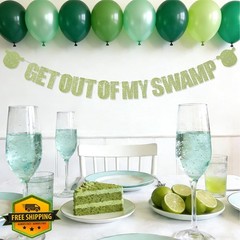 RICHHHA Swamp Banner Light Green