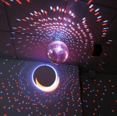 8″ Disco Ball Hanging Mirror Disco Ball with Hanging Ring for Party and Decorati
