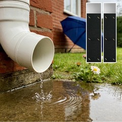 Silent Gutter Solution with Soft Metal Sheets for Smooth Pipe Installation